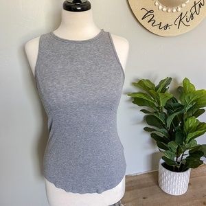 Gray Sleeveless Women's Top
